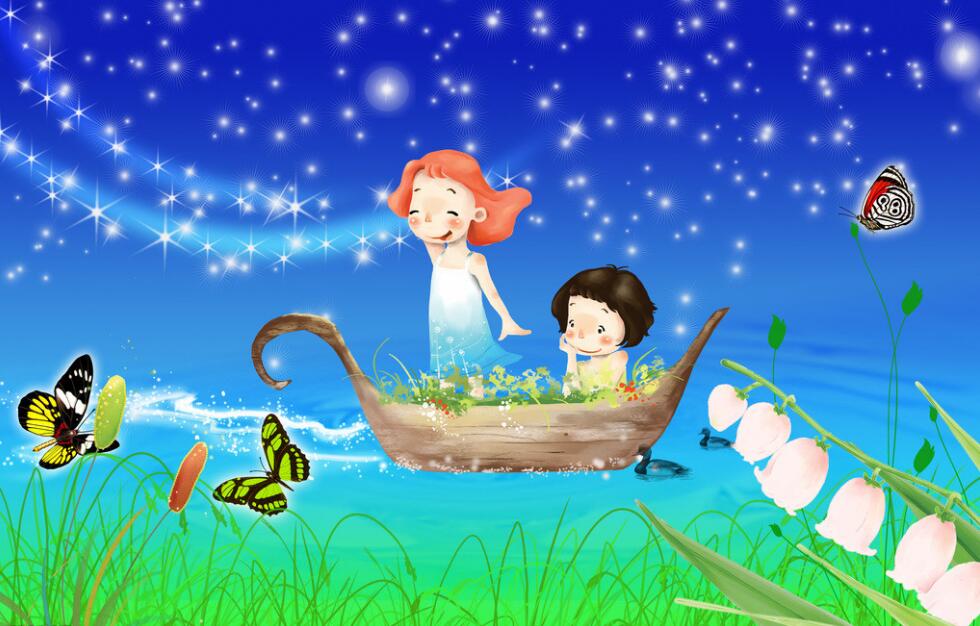 兒童夢(mèng)幻圖片